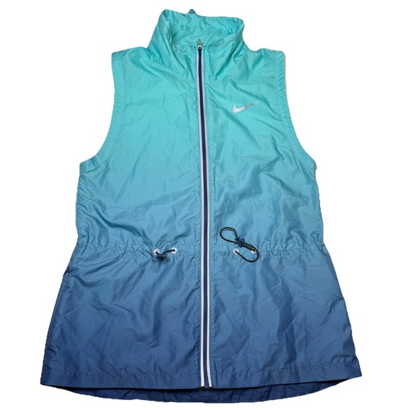 Nike Jackets & Blazers - Nike Windrunner Vest Womens‎ Small Blue Gradient Zip Lightweight Running